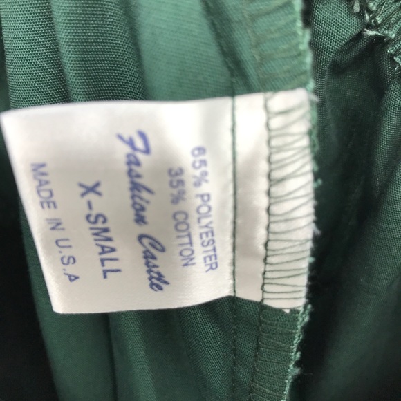 NEW Scrub Pants Green Medical ElasticWaist Draw string Size XSmall - Picture 5 of 9